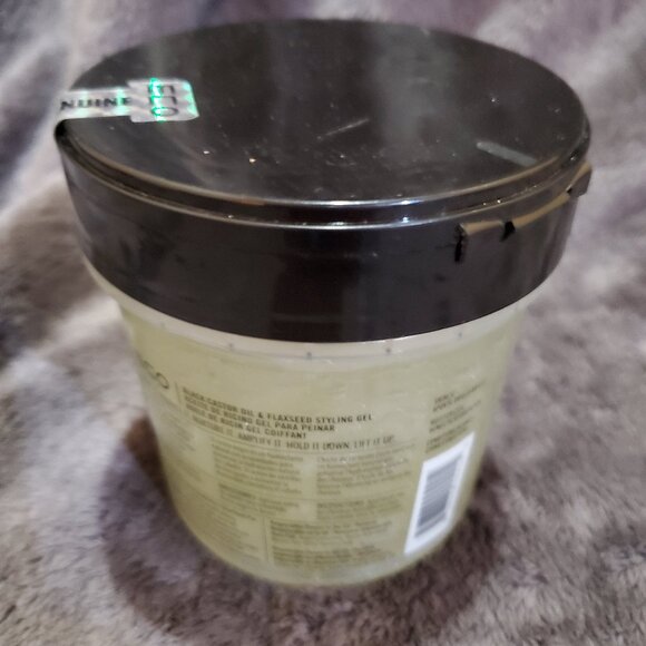 Eco Style Black Castor and Flaxseed Oil Styling GEL Max Hold 16oz - Picture 6 of 9